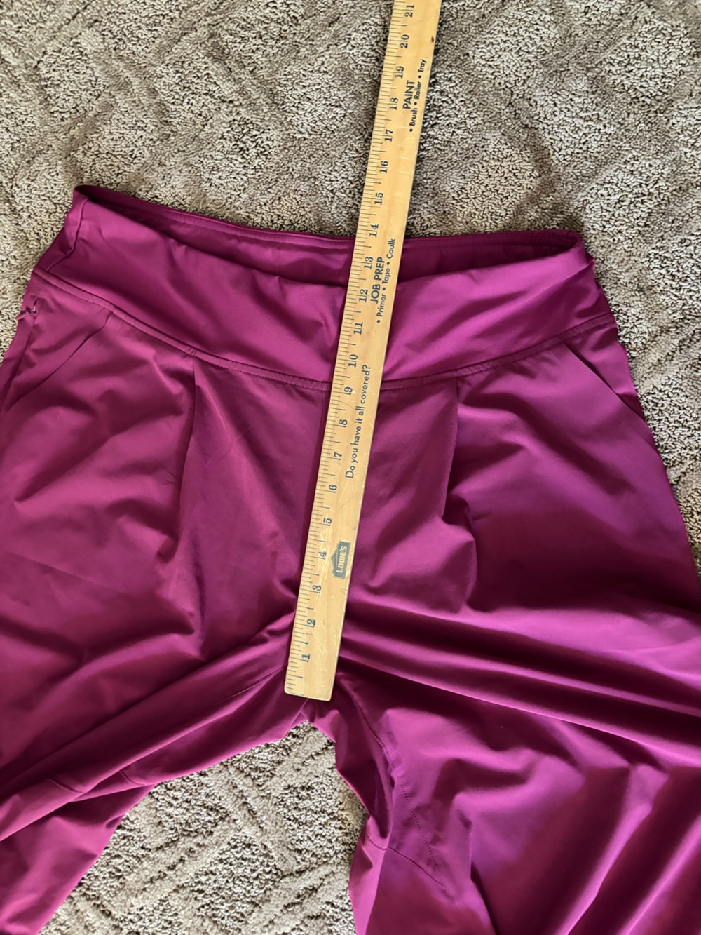 Title Nine Round Trip Wide Leg cropped petite pants, size Large - Picture 9 of 11